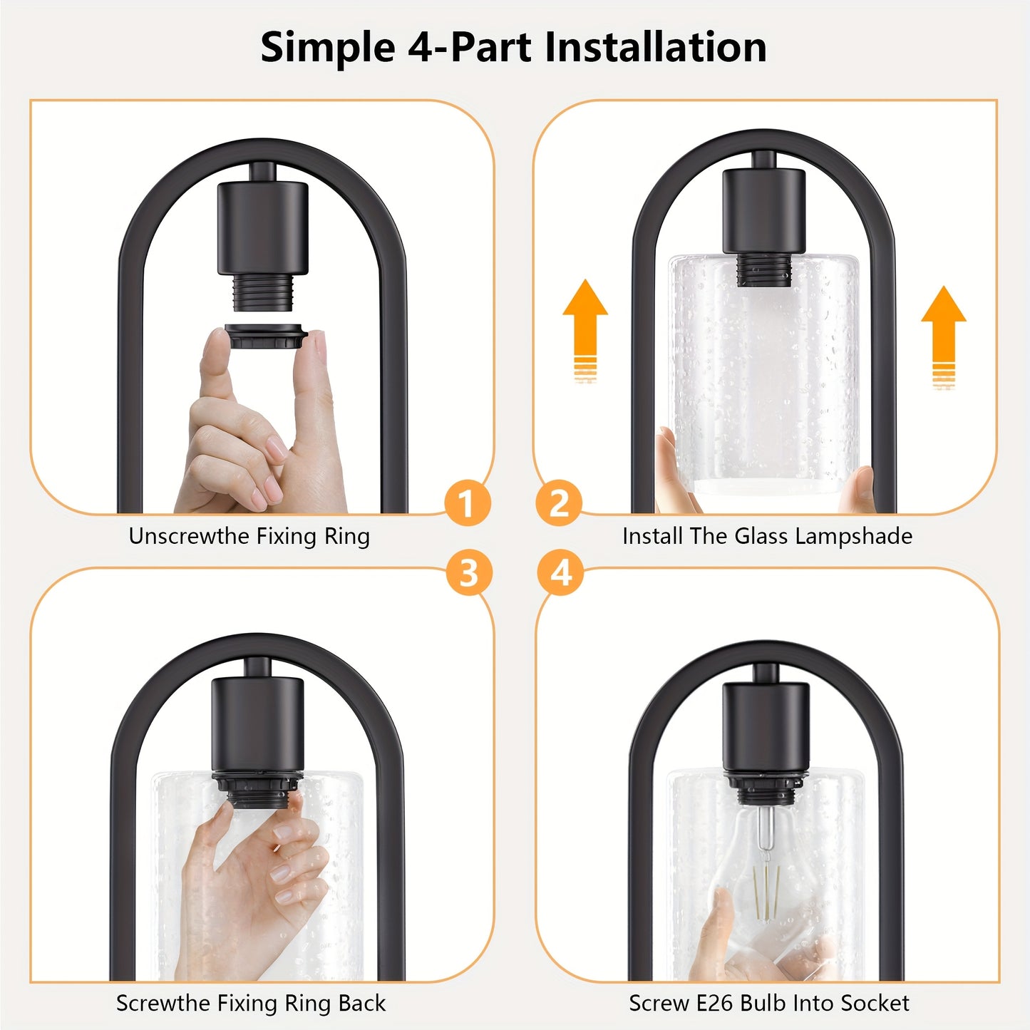 2 - Pack Modern Table Lamp With USB Charging Ports, Golden/Black Touch Control Bedside Lamp(Wireless Charging Is Not Included), Industrial - Style Table Lamp With Water Drop Glass Shade, Perfect For Bedroom, Living Room, Offi