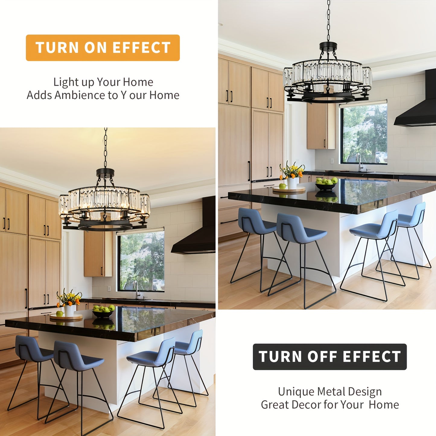 Modern Golden Crystal Chandelier Adjustable Pendant Light for Living Room Dining Room Bedroom, Chandelier for Bedroom, Bedroom Ceiling Light, Home Decor Lighting, Bedroom Lighting, Elegant Chandelier, Contemporary Design, Dur