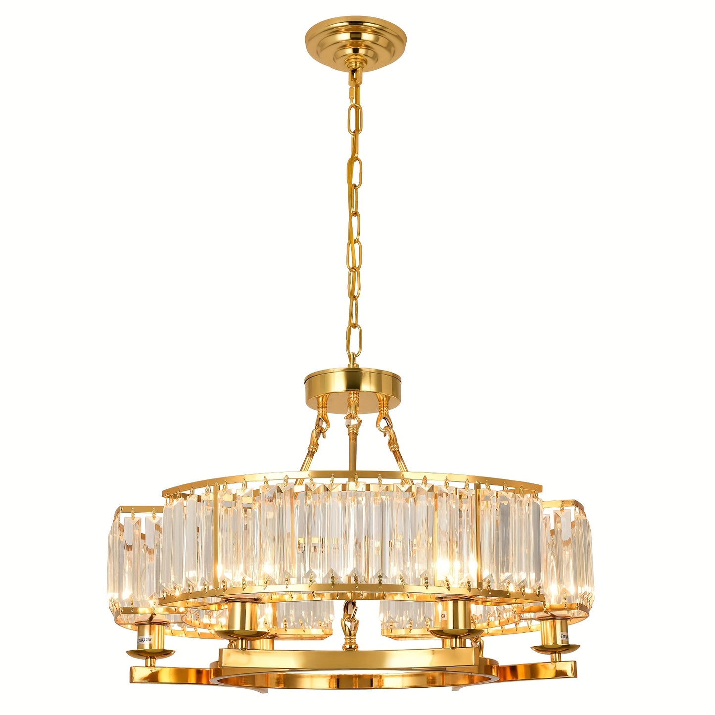Modern Golden Crystal Chandelier Adjustable Pendant Light for Living Room Dining Room Bedroom, Chandelier for Bedroom, Bedroom Ceiling Light, Home Decor Lighting, Bedroom Lighting, Elegant Chandelier, Contemporary Design, Dur