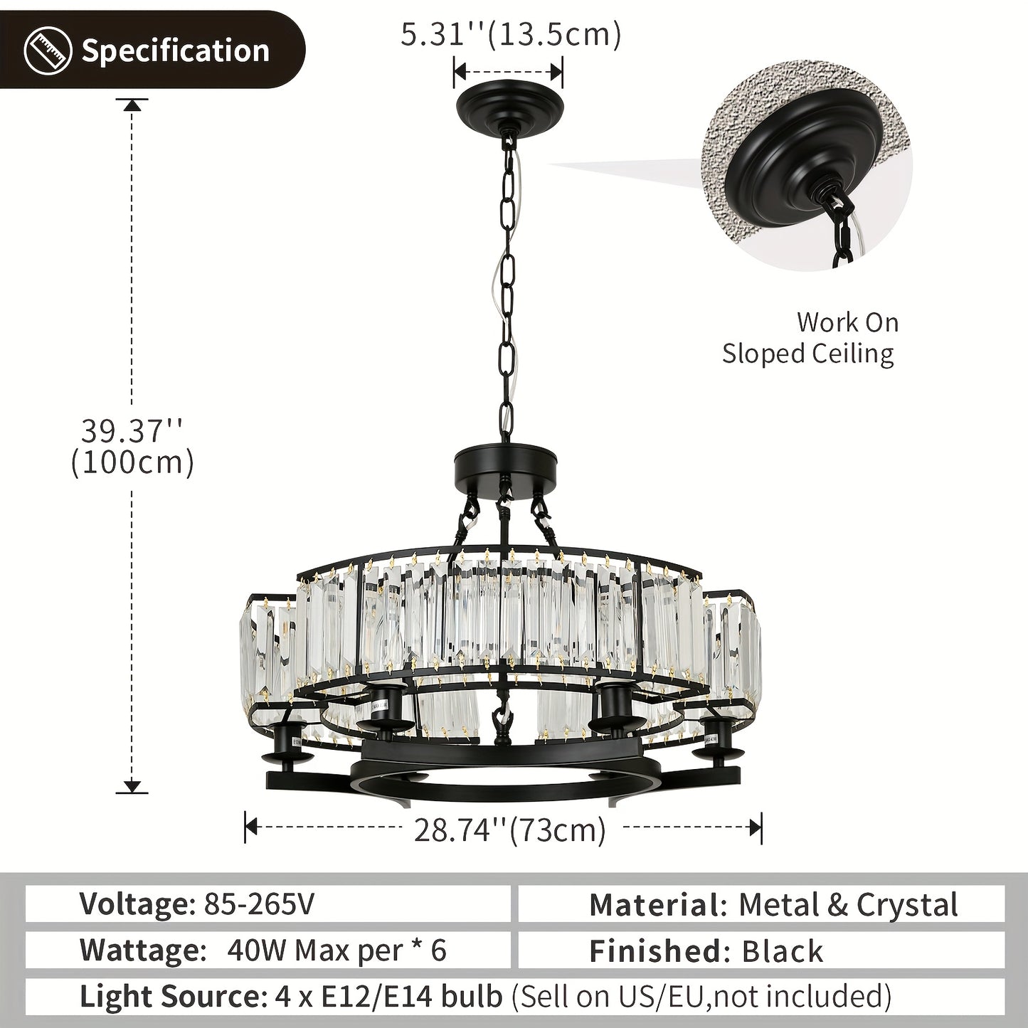 Modern Golden Crystal Chandelier Adjustable Pendant Light for Living Room Dining Room Bedroom, Chandelier for Bedroom, Bedroom Ceiling Light, Home Decor Lighting, Bedroom Lighting, Elegant Chandelier, Contemporary Design, Dur